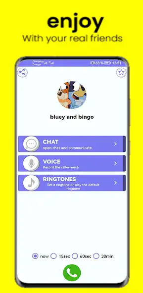 Play call bluey and bingo  and enjoy call bluey and bingo with UptoPlay