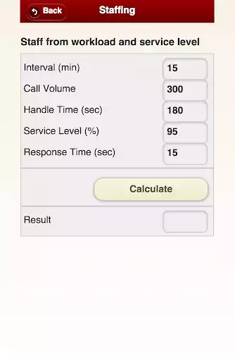 Play Call Center Calc as an online game Call Center Calc with UptoPlay