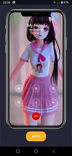 Play Caller Screen Theme Dialer - Dancer Girl as an online game Caller Screen Theme Dialer - Dancer Girl with UptoPlay