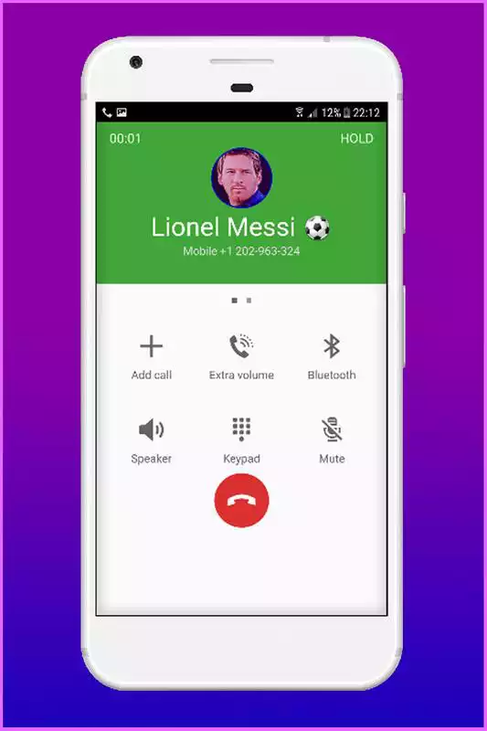 Play Call From Lionel Messi - Fake Call