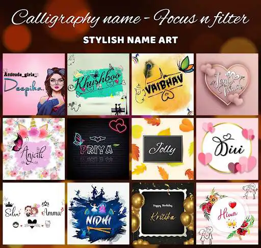 Play Calligrapher- Calligraphy Name as an online game Calligrapher- Calligraphy Name with UptoPlay