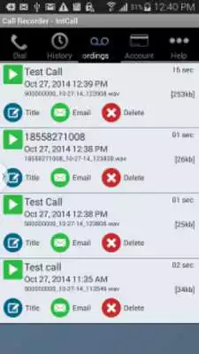 Play Call Recorder - IntCall