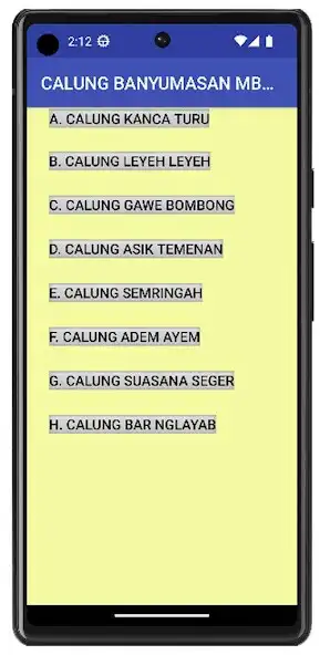 Play CALUNG BANYUMASAN MBLEKETAKET  and enjoy CALUNG BANYUMASAN MBLEKETAKET with UptoPlay