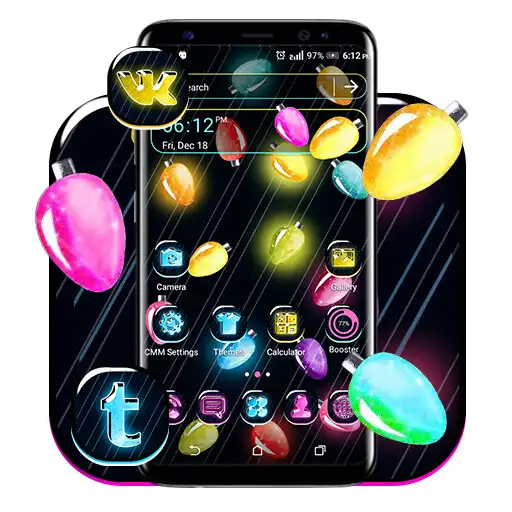 Play Candy Bulb Launcher Theme APK