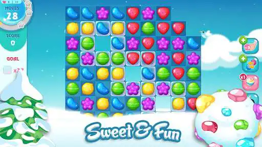 Play Candy Forever - Match 3 Mania Legend as an online game Candy Forever - Match 3 Mania Legend with UptoPlay