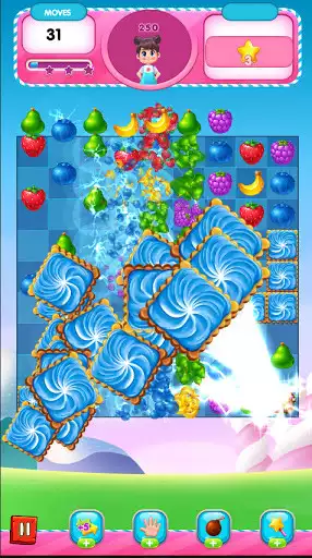 Play Candy Fruit World as an online game Candy Fruit World with UptoPlay