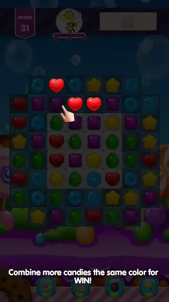 Play Candy Match 3 – Candy Champ as an online game Candy Match 3 – Candy Champ with UptoPlay