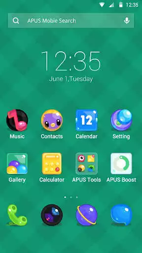 Play Candy Stars theme for APUS