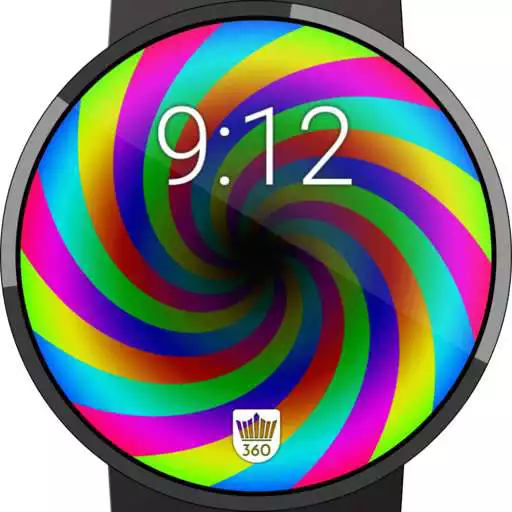 Run free android online Candy Watch Face APK