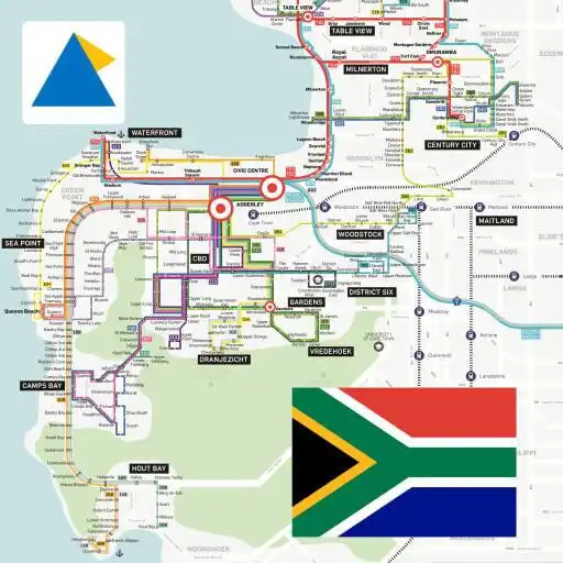 Play CAPE TOWN MYCITI BUS ROUTE MAP APK