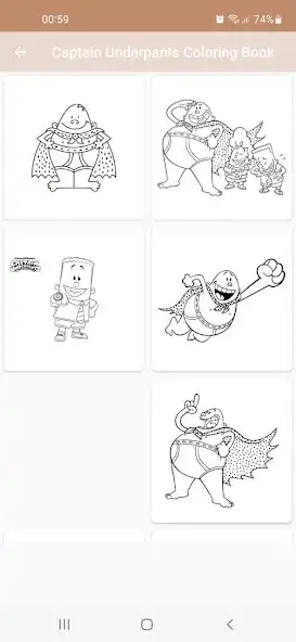 Play Captain Underpants Coloring as an online game Captain Underpants Coloring with UptoPlay