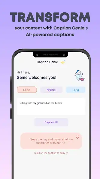 Play Caption Genie: AI Caption Tool as an online game Caption Genie: AI Caption Tool with UptoPlay