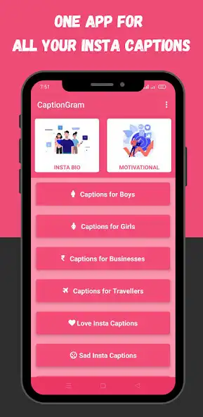 Play CaptionGram-Captions for Insta  and enjoy CaptionGram-Captions for Insta with UptoPlay