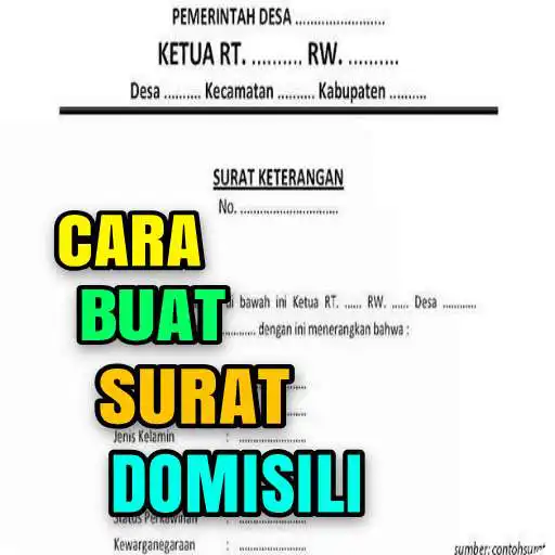 Play Cara Buat Surat Domisili APK