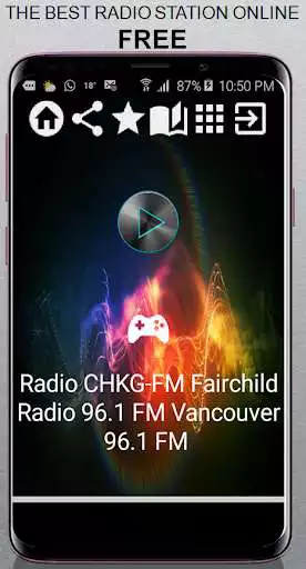 Play CA Radio CHKG-FM Fairchild Radio 96.1 FM Vancouver