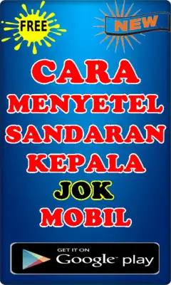 Play CARA MENYETEL SANDARAN KEPALA JOK MOBIL TERLENGKAP