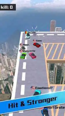 Play Car bumper.io - Roof Battle