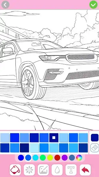 Play Car coloring games - Color car  and enjoy Car coloring games - Color car with UptoPlay