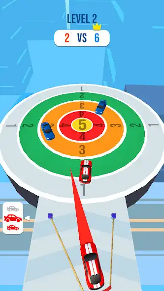 Play Car Curling Crush as an online game Car Curling Crush with UptoPlay