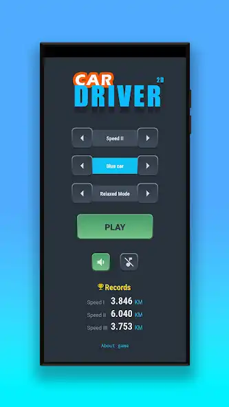 Play Car Driver 2D: car racing game as an online game Car Driver 2D: car racing game with UptoPlay