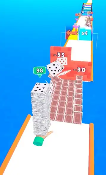 Play Card Stack 3D as an online game Card Stack 3D with UptoPlay