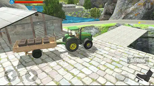 Play Cargo Heavy Duty Tractor Simulation :Hill Climb 21 as an online game Cargo Heavy Duty Tractor Simulation :Hill Climb 21 with UptoPlay