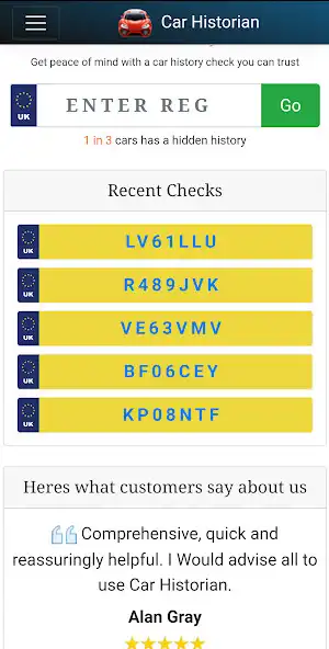 Play Car Historian - Car HPI Check  and enjoy Car Historian - Car HPI Check with UptoPlay