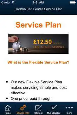 Play Carlton C C Service Plan