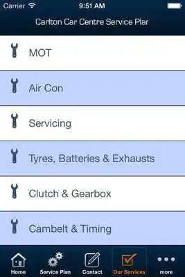 Play Carlton C C Service Plan