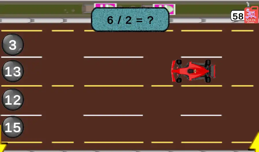 Play Car Math as an online game Car Math with UptoPlay