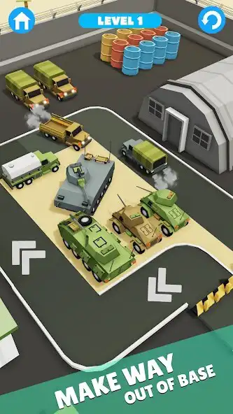 Play Car Parking Jam - Army Jam Lot as an online game Car Parking Jam - Army Jam Lot with UptoPlay