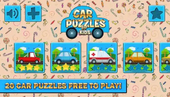 Play Car Puzzles for Kids