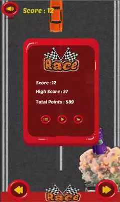 Play Car Race 2D - Escape Police