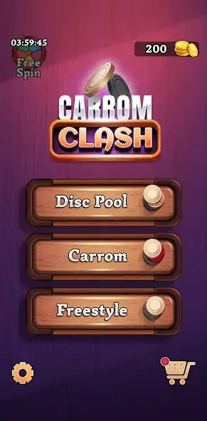 Play Carrom Clash - GG Board Game as an online game Carrom Clash - GG Board Game with UptoPlay