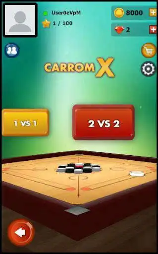 Play Carrom X: 3D Online Multiplayer Carrom Game  and enjoy Carrom X: 3D Online Multiplayer Carrom Game with UptoPlay