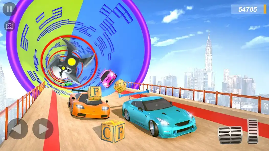 Play Car Stunts GT 3D Car Games as an online game Car Stunts GT 3D Car Games with UptoPlay