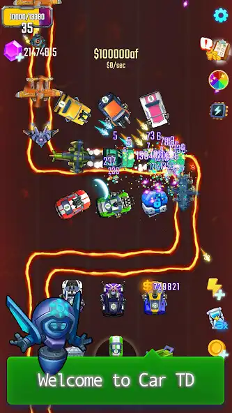 Play Car TD: Infinite Tower Defense  and enjoy Car TD: Infinite Tower Defense with UptoPlay