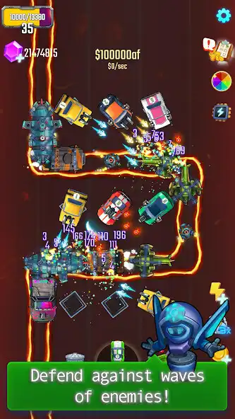 Play Car TD: Infinite Tower Defense as an online game Car TD: Infinite Tower Defense with UptoPlay