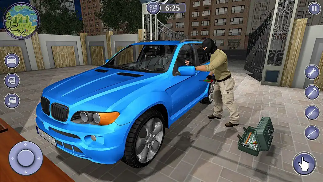 Play Car Thief Simulator Games 3D as an online game Car Thief Simulator Games 3D with UptoPlay