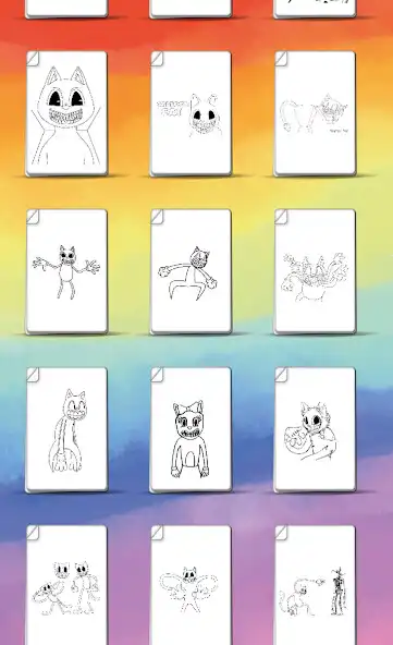 Play Cartoon cat coloring book as an online game Cartoon cat coloring book with UptoPlay