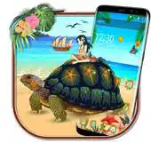 Free play online Cartoon Tortoise Girl Theme APK