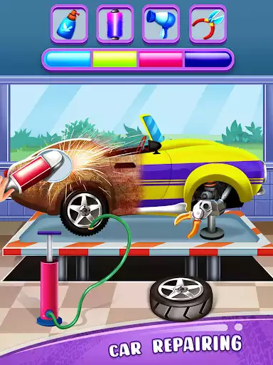 Play Car Wash Garage: Car Games as an online game Car Wash Garage: Car Games with UptoPlay