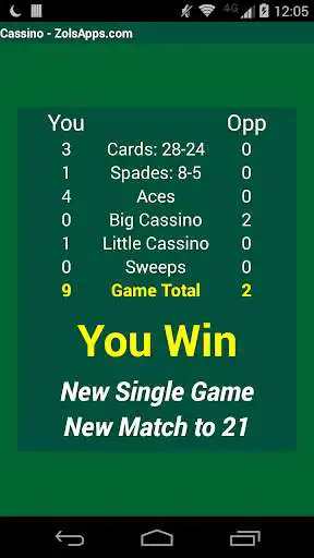 Play Cassino Card Game as an online game Cassino Card Game with UptoPlay