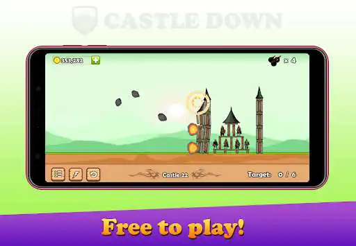 Play APK Castle Down: Tower Destroyer  and enjoy Castle Down: Tower Destroyer with UptoPlay com.KhoGames.CastleDown