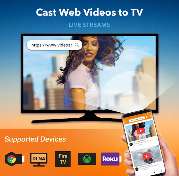 Play Cast to TV - Chromecast, Roku  and enjoy Cast to TV - Chromecast, Roku with UptoPlay