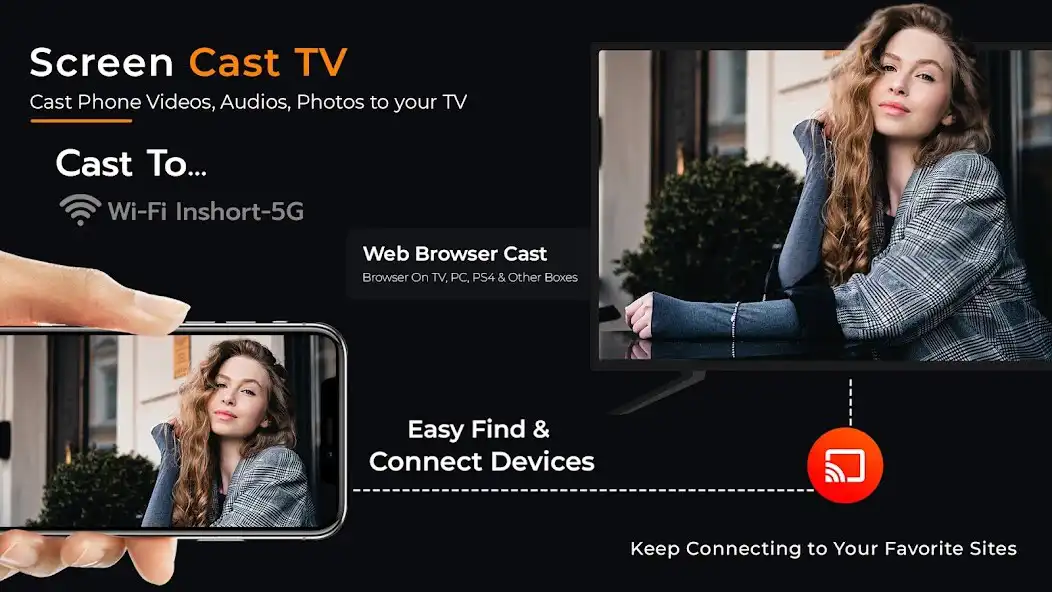 Play Cast to TV  and enjoy Cast to TV with UptoPlay