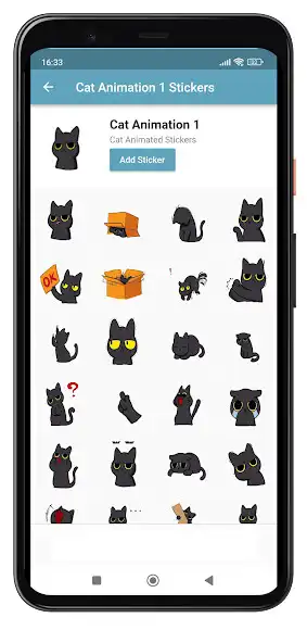 Play Cat Animated Stickers for WA as an online game Cat Animated Stickers for WA with UptoPlay