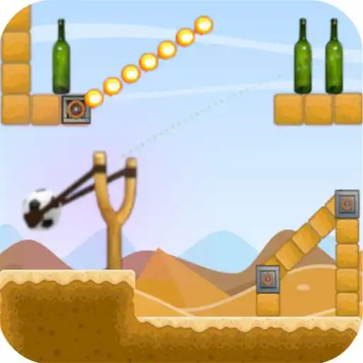 Play Catapult Bottle Knockdown - 2D Slingshot Throwing APK