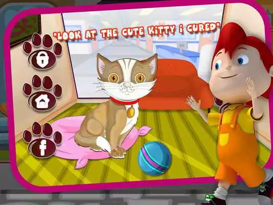 Play Cat Doctor: Paw Infection