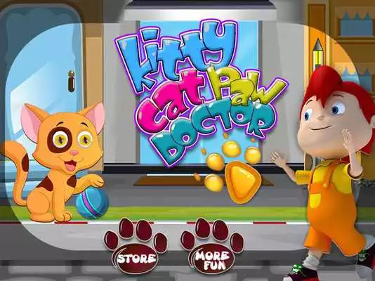 Play Cat Doctor: Paw Infection